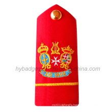 Custom Different Shape Embroidery Epaulets Patch (GZHY-PATCH-003)